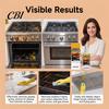 Kitchen Degreaser BBQ Grill Cleaner, Quick And Easy Deep Cleaning Spray Surface Cleaner Detergent, for Stainless Steel Enamel Surfaces Multi-surface
