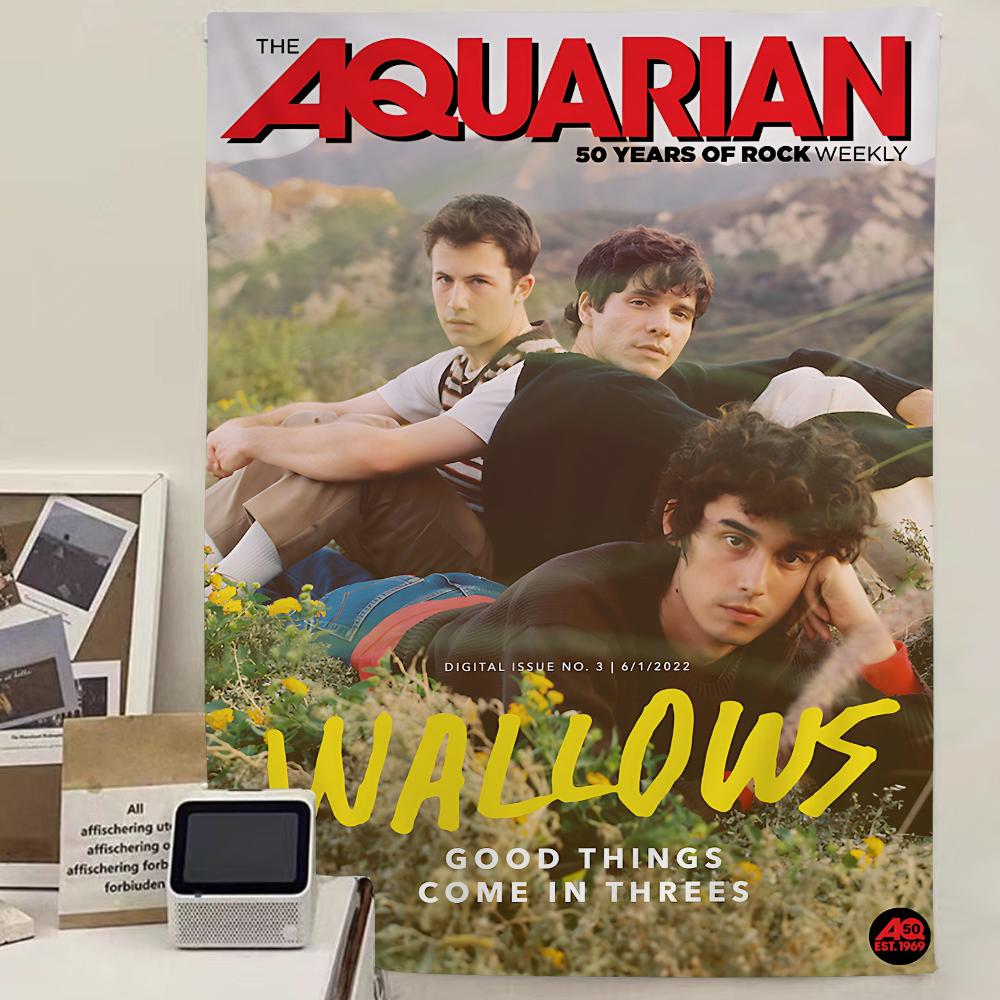 Wallows Мультяшный Гобелен Искусство Научная Фантастика Комната Домашний Декор Настенное Украшение Домашний Декор