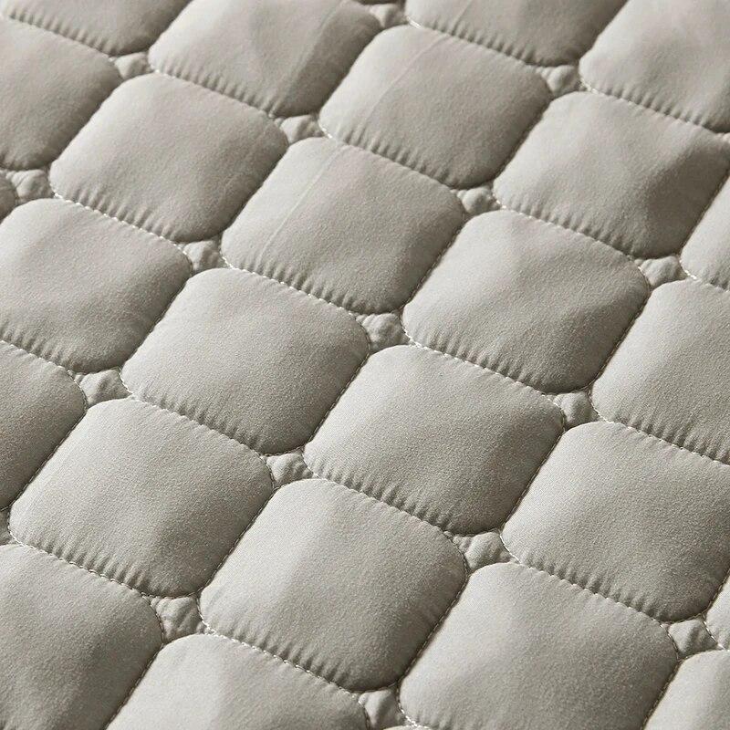 Водонепроницаемый комплект постельного белья из 3 предметов с тиснением, хлопковая простыня и наволочка, антиклещ, антибактериальный чехол для матраса