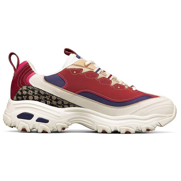 Skechers D'lites 2021 Новый год Белый/Красный 666169-MULT