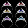 Аксессуары на день рождения Корона принцессы Ободок Украшения для волос Хрустальная корона Новая тиара со стразами