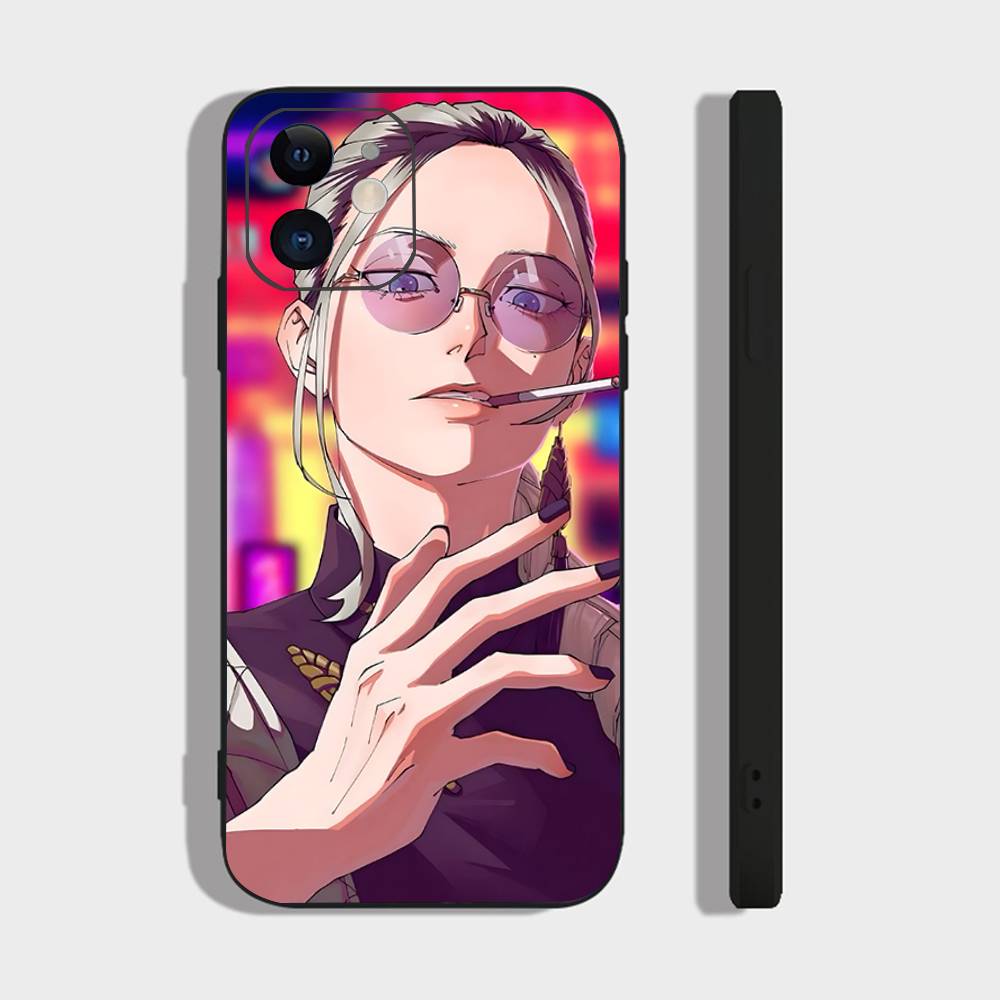 Чехол для телефона Tao S-Saotome Manga G-Gokurakugai Для IPhone 17 Air 16 15 14 13 Pro Max 11 12 Черный Силиконовый Чехол