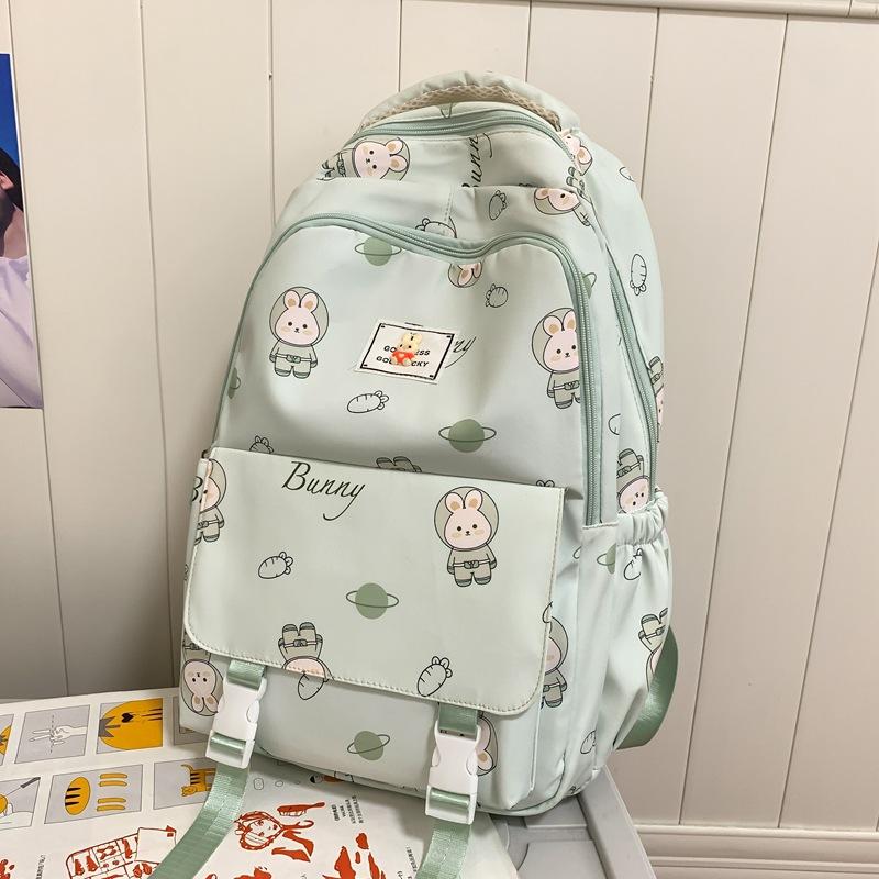 School Bag Female Japanese Sweet Junior High School Student Backpack Cute Cartoon Girl Backpack