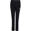 Striped Design Comfortable Soft Simple Mid-Rise Retro Sports Long Pants Knitted Sports Pants Women Bottoms Black BK5209
