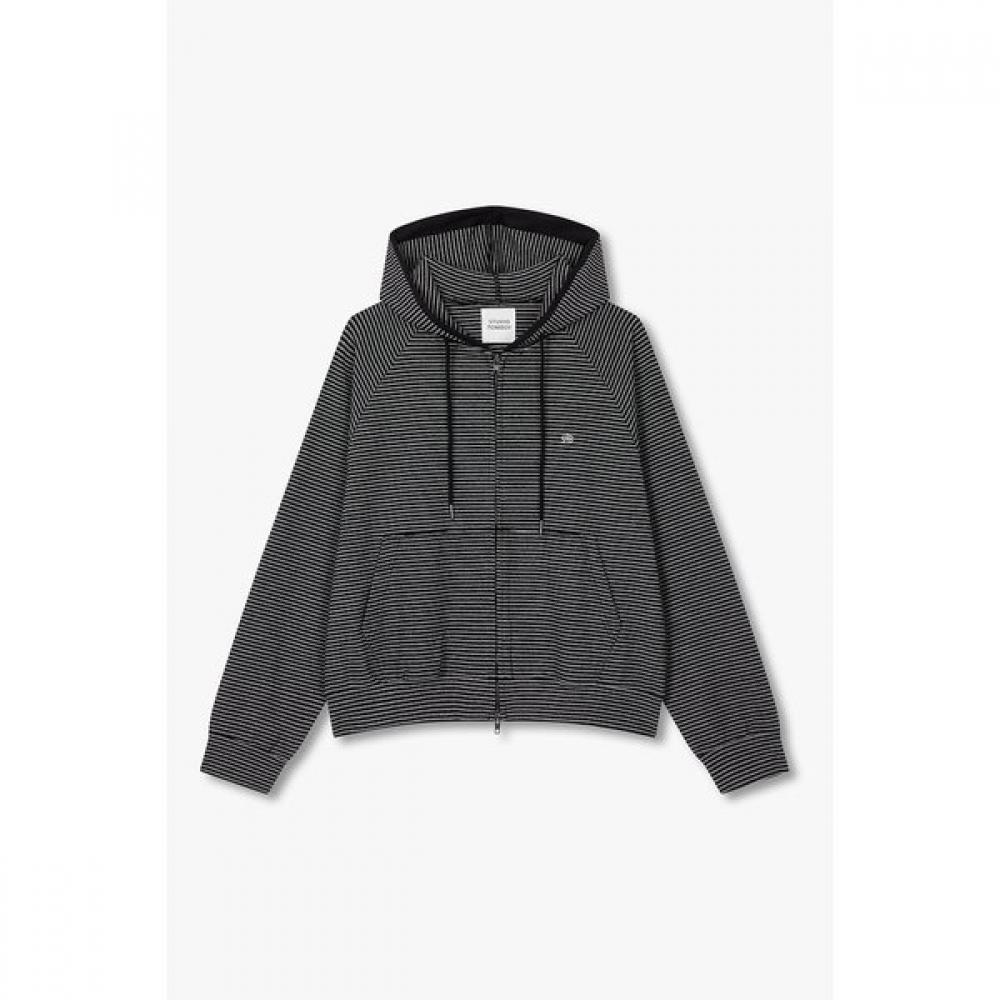 Studio Tomboy Minimal Stripe Hoodie Jacket 9176313974a