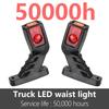 Indicator Lamp Tail Light Assembly White Red Yellow 12/24V LED Side Marker Light 2Pcs/set Truck Lamp For Trailer Truck Van Lorry