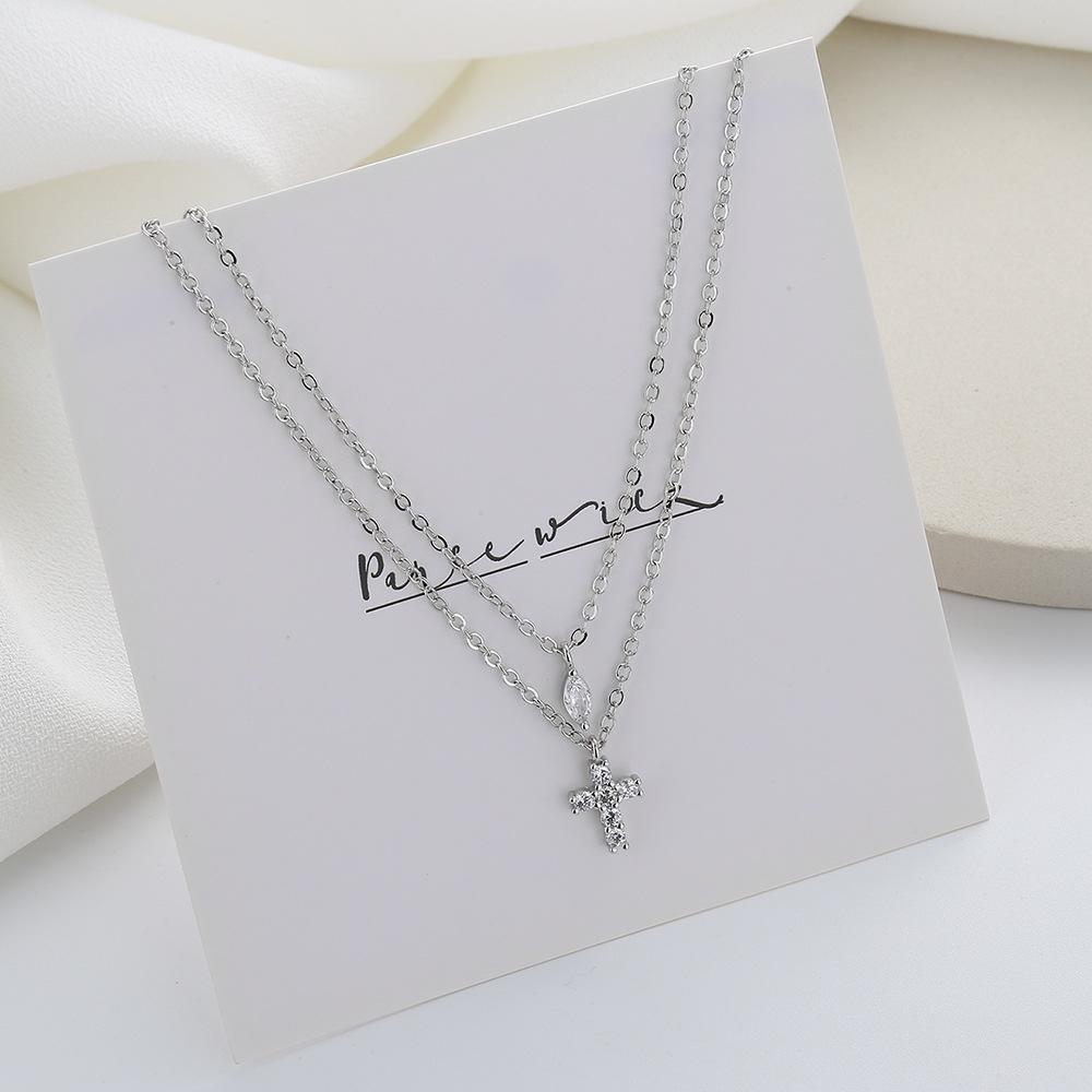 Lindon Women Necklace Pendant Copper Alloy Zircon For Women Wedding Party Fashion Gift