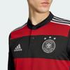 adidas Climacool Сборная Германии 2014 Выездная Приталенная Полосатая Футболка для Футбола с Коротким Рукавом Мужская tops JZ6959