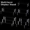 Multi-layer Storage Rack Resin Garage Kit Pop Figures Acrylic Ladder Display Holder Cosmetic Perfume Nail Polish Organizer Shelf