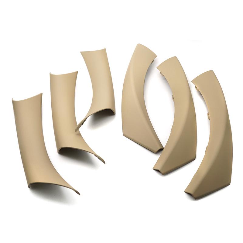 Для BMW 3 серии E90 E91 316 318 320 325 328i 2004 2005-2012 6 шт. Накладка на ручку двери салона автомобиля в углеродном стиле