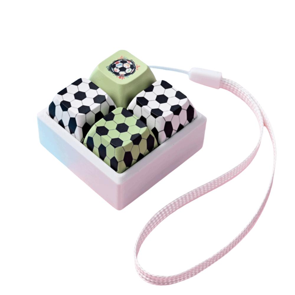 Silent Keyboard Fidget Clicker Toy Mini Fidget Keychain Bag Pendan