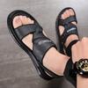 Men's sandals summer 2025 new trend casual wear sandals sports outdoor Internet celebrity driving B037