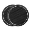 2PCS Car Interior Water Cup Pad Diamond Rhinestone Bling Decoration Anti-Skid Cup Bottle Non-slip Coaster Auto Accessories