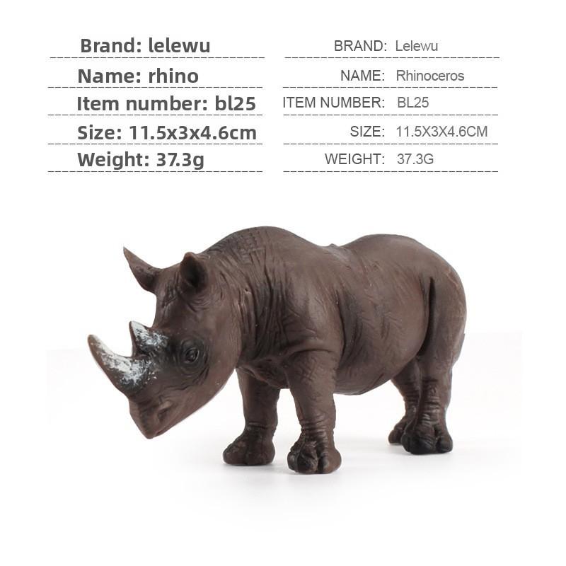 Wild Animal Elephants Tigers Model Set With Realistic Zoo Figures For Kids Educational Play And Learning