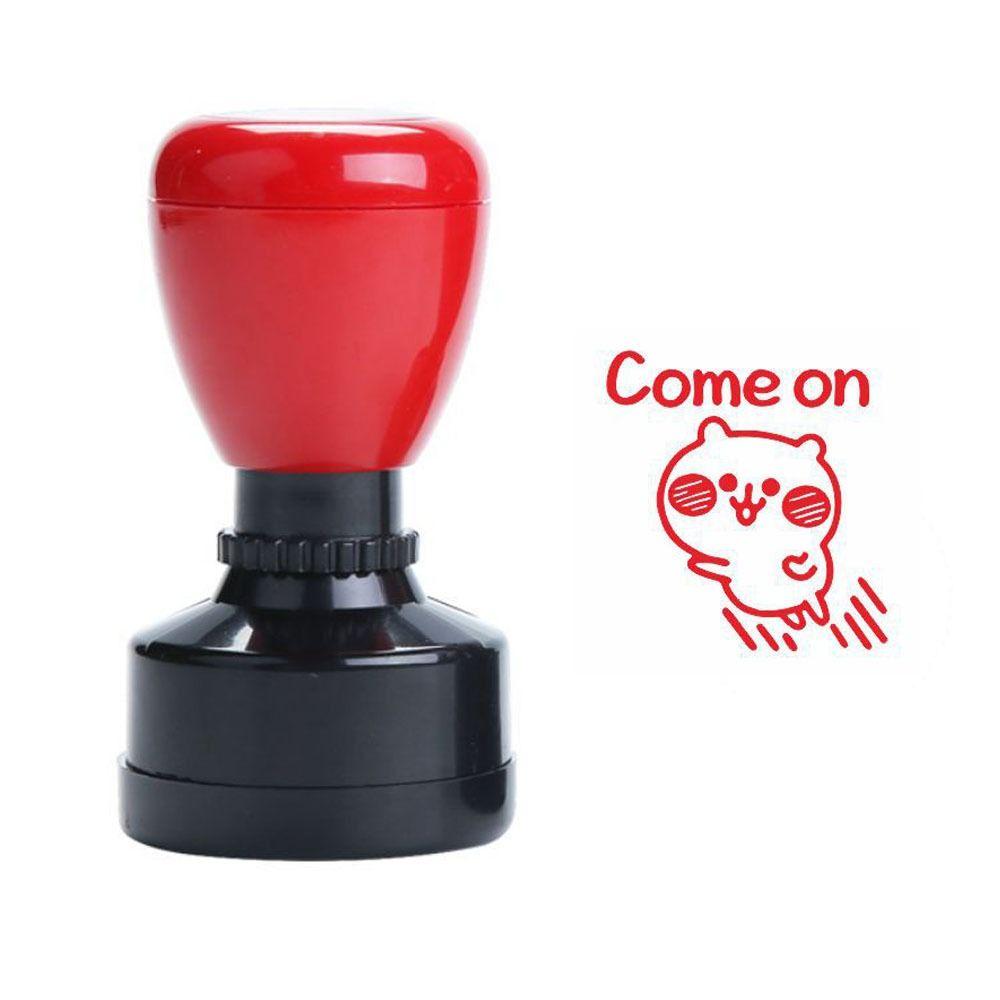 DIY Teacher Encourage Stamp Praises Emoticons Praise Stamps Portable Reward Seal