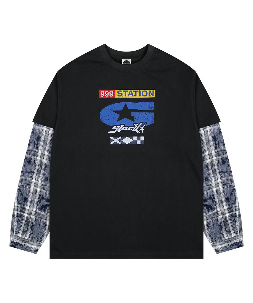 GLACK Gt136 Shirt Layering T-Shirt (Black)