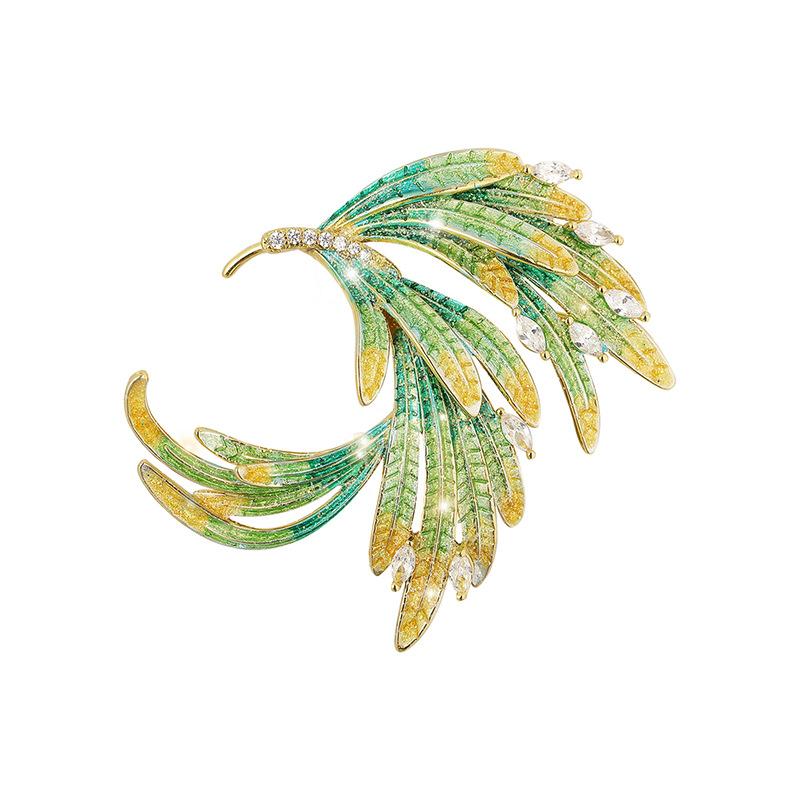 Senior Brooches Flower Leaf Brooch Pins for Women Suit Pendant Fashion Brooches Jewelry