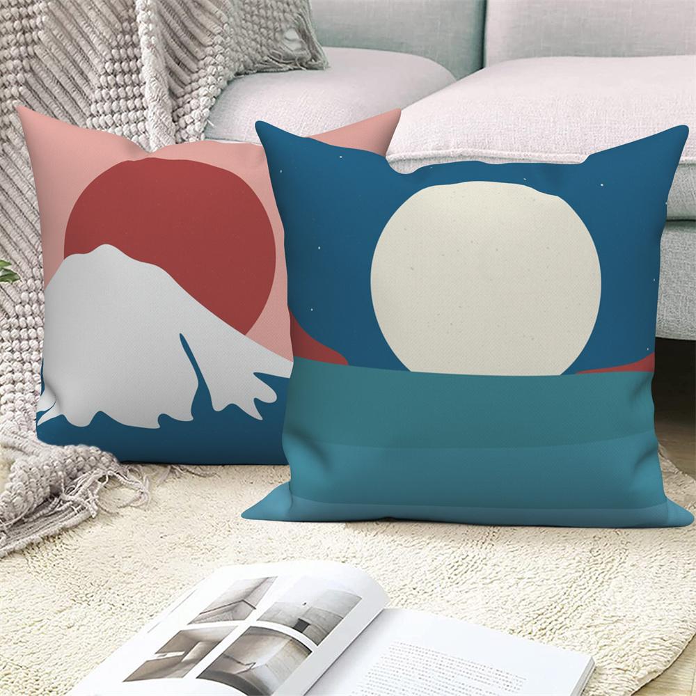 Природный ландшафт домашний диван-кровать декоративная наволочка японская подушка