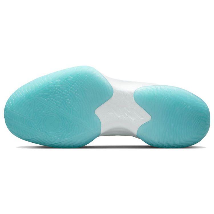 Air Jordan Zion 1 PF Белый Динамичный Бирюзовый Мужские Кроссовки Лазерно-Оранжевый Черный DA3129-101