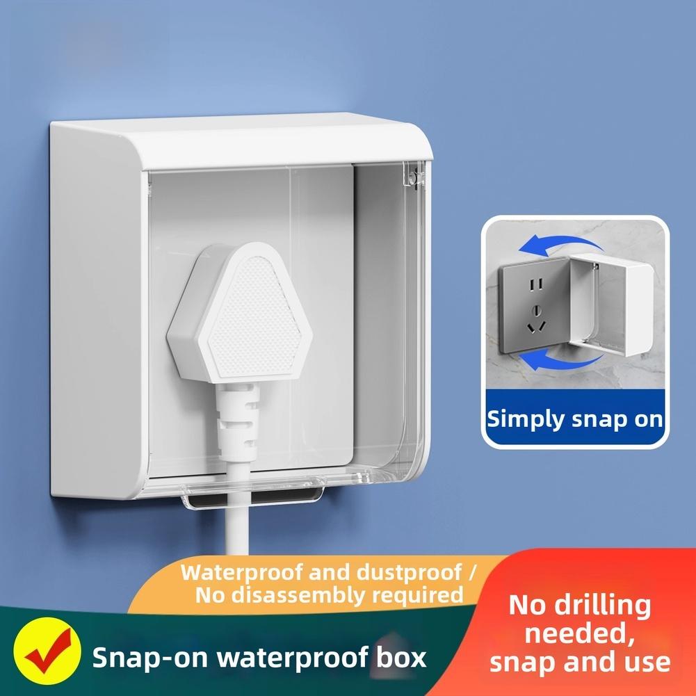 Влагозащищенная розетка GFCI для ванной комнаты Подходит для розеток типа 86 Поддерживает 2-контактные вилки Поддерживает 3-контактные вилки