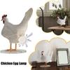 LED Hens Lay Eggs Lamps Statue Night Lights Easter Egg Desktop Decorative Lamp  Home Decor