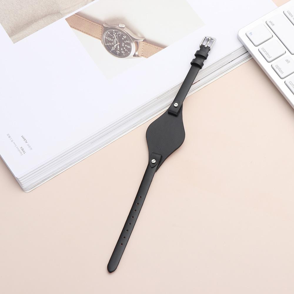 Luxury round tail Jewelry Loop Strap Genuine Leather Watch band Watchband Bracelet