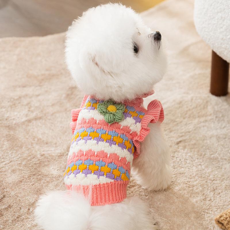 Sweater for Dogs Luxury Dog Clothes Puppy Winter Coat Pet Warm Pullovers Knitted Sweater Chihuahua Bichon Clothing Dog Overalls