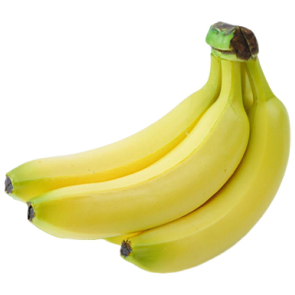 Искусственный банан Симуляция банана Модель фрукта для дома Кухни Свадебного стола Украшение Корзина Дисплей Фотография