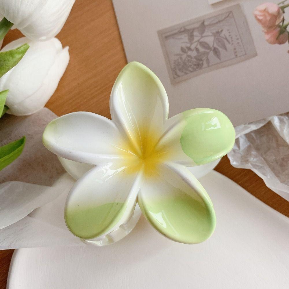 Plumeria Flower Shape Hairpins Bohemian Styling Hair Clip New Hair Claw  Summer