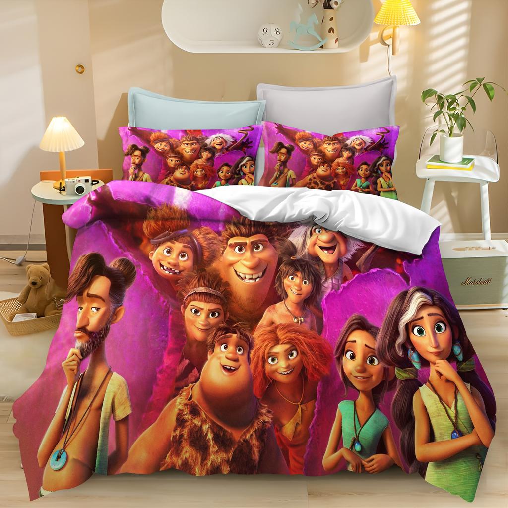 The Croods Xiao Yi Duvet Cover Set Bedding Comforter Sets King Size 3D Children'S Bedding Set
