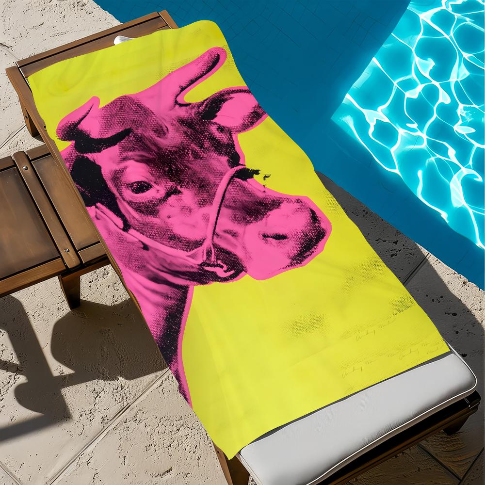 A-Andy W-Warhol ART Towel Beach Quick Dry Soft Pool Towels Gift for Travel Gym Shower Camping sports