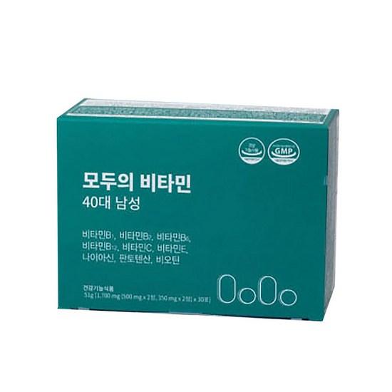 Kyungnam Pharmaceutical Everyone’s Vitamin 30p for Men In Their 40s,Korean Health Food