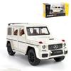 Коллекционная игрушечная машина Benz G63 AMG из сплава в масштабе 1/32, литая модель автомобиля с откидной спинкой, подсветкой и звуком