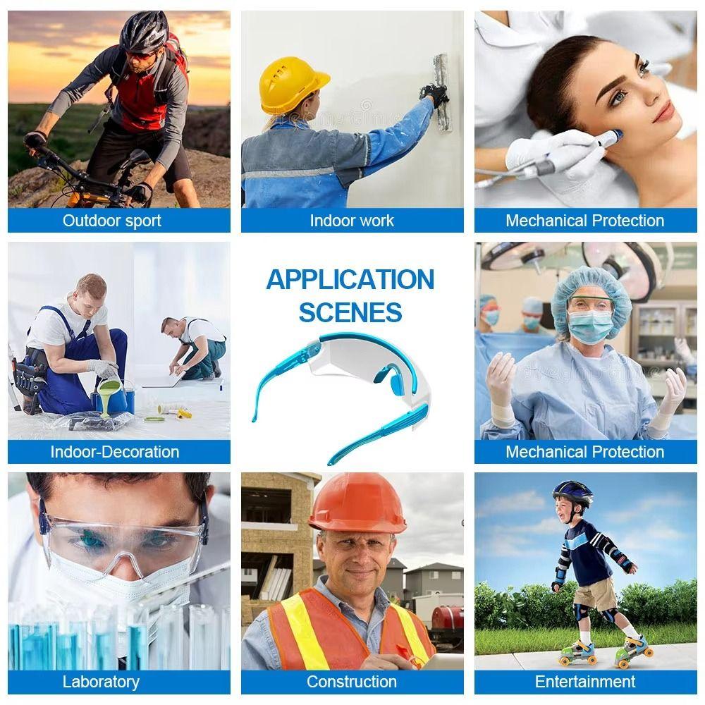 Anti-Splash Safety Goggles Clear Surgery Goggles Durable Eye Protection Glasses Men and Women