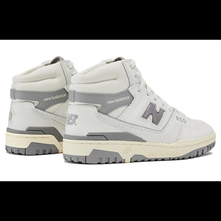 Aimé Leon Dore x New Balance 650 Унисекс Белые Серые Средние Ретро Баскетбольные Кроссовки BB650RA1