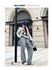Women's High-Waist Wide Leg Pants, Spring/Autumn 2025 - Black Scimitar Loose Straight Sweatpants