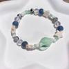 Ceramic Macaron Stylish Sea Shell Beaded Bracelet Womens Sweet Fresh Design Summer