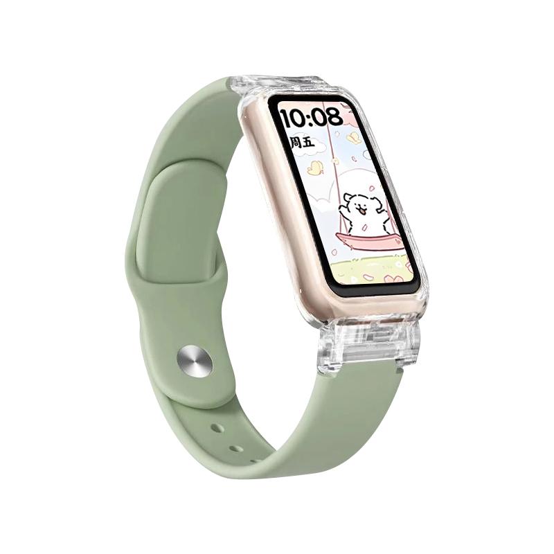 Чехол+ремешок Для умных часов Huawei Band 10/9/9 NFC ремешок Аксессуары Спортивный силиконовый браслет correa для Huawei Bands 8/8NFC Чехол
