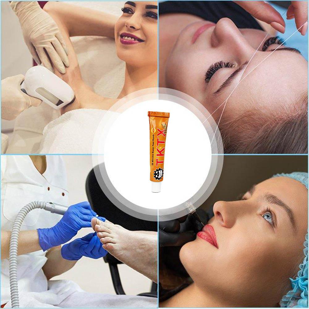 10 г анестетика для татуировки, быстрого обезболивания кожи, TXTX55%, золотой крем, полуперманентный