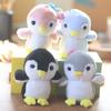 Fluffy Penguin Plush Toy Adorable Keychain Cartoon Bag Ornament Soft Stuffed