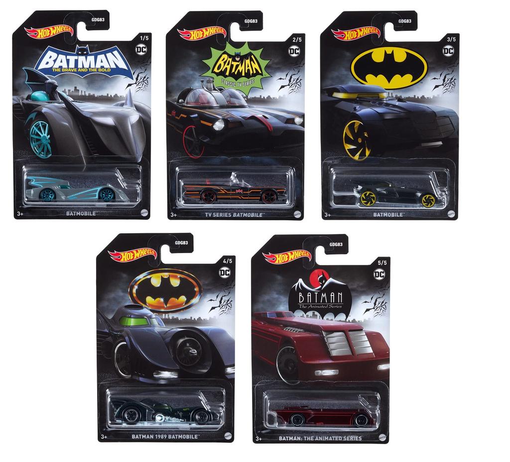 Hot Wheels Entertainment Theme Assortment Batman Mini Cars BOX Years Old and - [10 Sale] [3 Up] 986R-GDG83