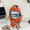 Школьная сумка Женский рюкзак Корейская версия Простой Универсальный Влагозащитный Легкий для путешествий Модный Женская маленькая тканевая сумка