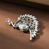 Элегантная Высококачественная Хрустальная Брошь-Павлин для Женщин – Идеально Подходит для Кардиганов, Пиджаков, Шарфов и как Стильная Булавка-Цветок.
