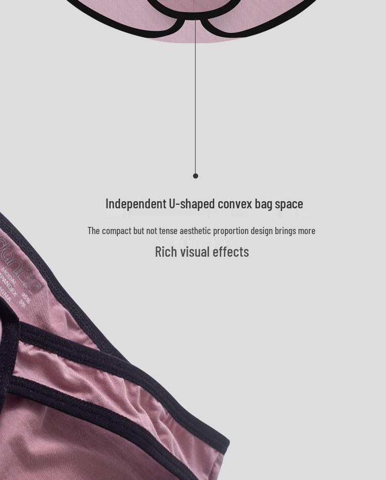 ADANNU Мужское дышащее бикини спортивное с низкой посадкой