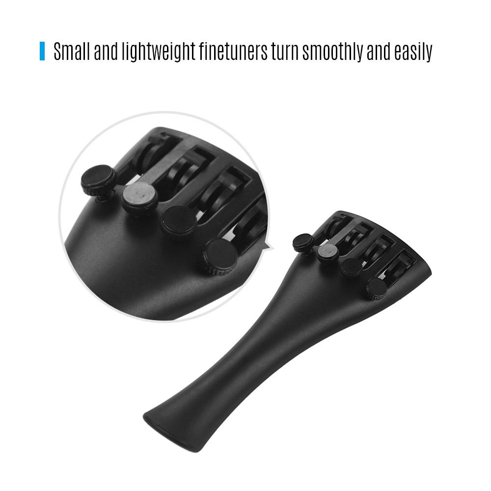 1Celsius8 Violin Tailpiece Carbon Violin Fiddle Tailpiece Orchestral Strings Accessories for Professional Violin Making