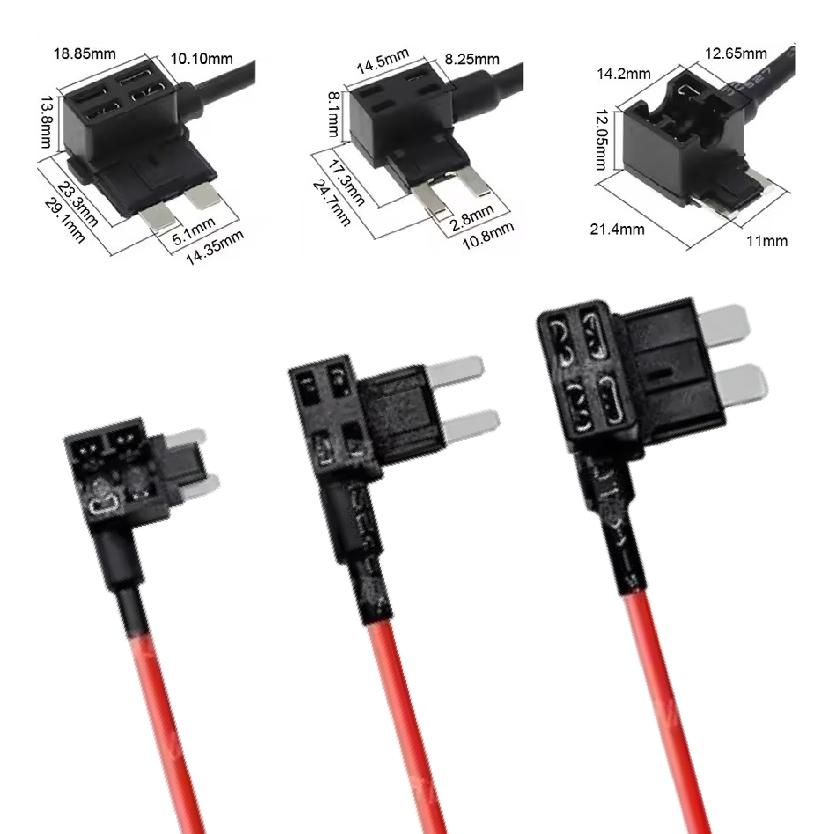 Truck Automobile Accessories MINI SMALL MEDIUM Size Micro Standard Car ATM Fuse Holder Add-a-circuit TAP Adapter Relays 5