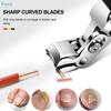 Кусачки для ногтей с наклонной головкой для пожилых людей Эргономичные кусачки для ногтей для толстых ногтей Кусачки-триммер для ногтей Профессиональный инструмент для маникюра