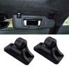 Набор из 2 зажимов для кронштейна солнцезащитного козырька, замена для 924 944 968 L + R 94473143900, автоаксессуары, устойчивые к царапинам, черные