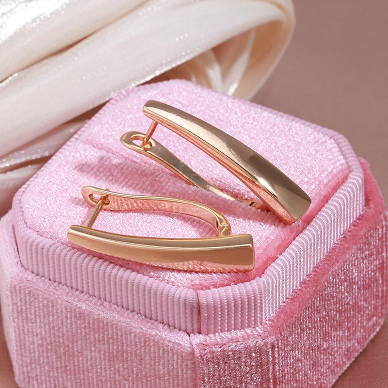 Женские серьги Kinel в форме розового золота V-образной формы, винтажные свадебные украшения