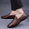 Men's Genuine Leather Loafers Slip-On Driving Shoes Comfortable Men Soft Sole Casual Dress Shoes Business Men's Office Moccasins